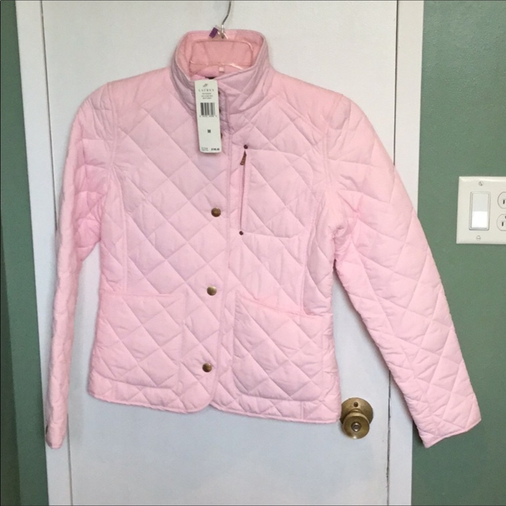 Lauren by Ralph Lauren Quilted Pink Jacket